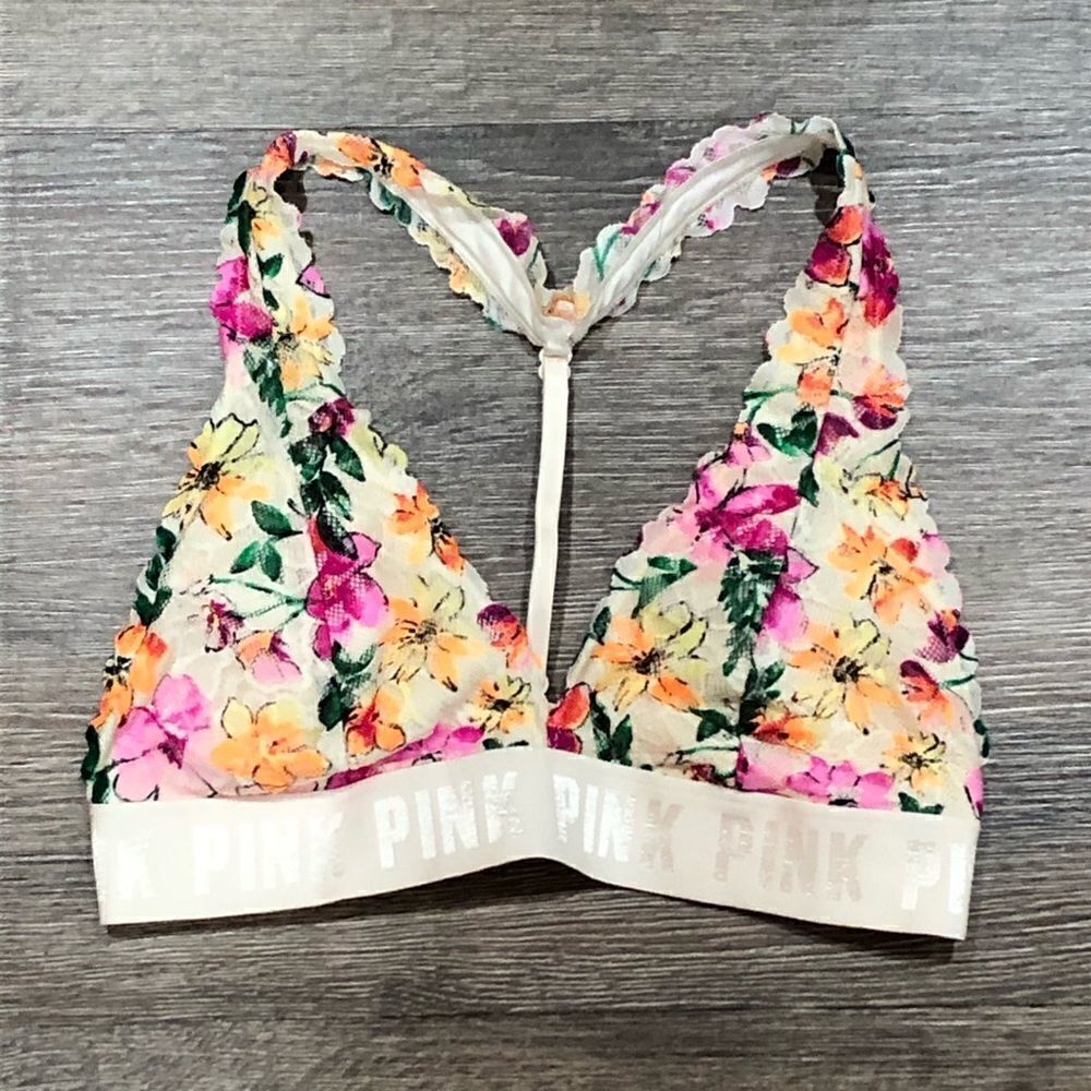 PINK Lace Bralette 